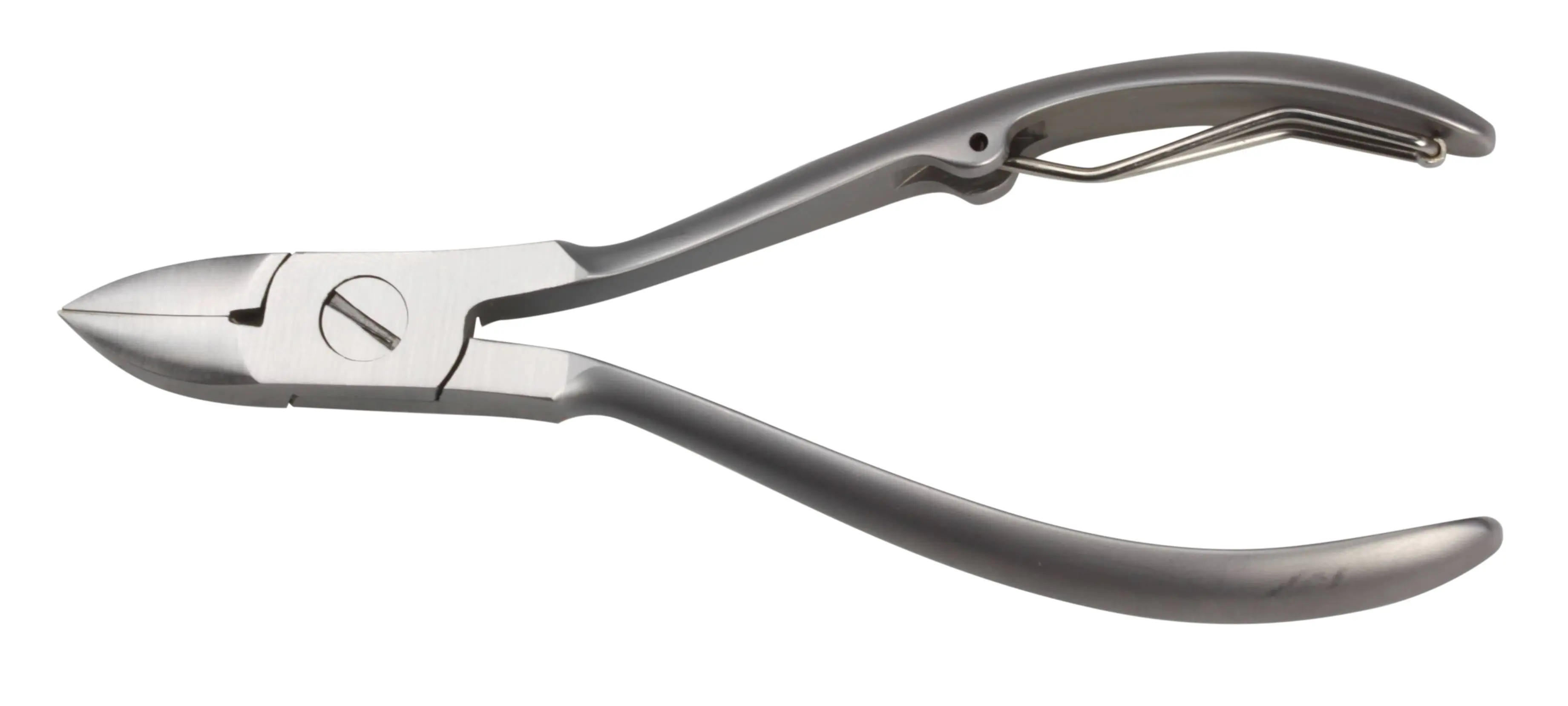 Nagelzange, 130 mm, Umleg-Drahtfeder, rostfrei-edelmattiert Nagelzange, 130 mm, Umleg-Drahtfeder, rostfrei-edelmattiert