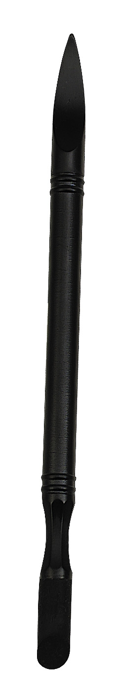 Manicure-Hufstab, mit Gummi-Drücker, schwarz, 120 mm Manicure-Hufstab, mit Gummi-Drücker, schwarz, 120 mm
