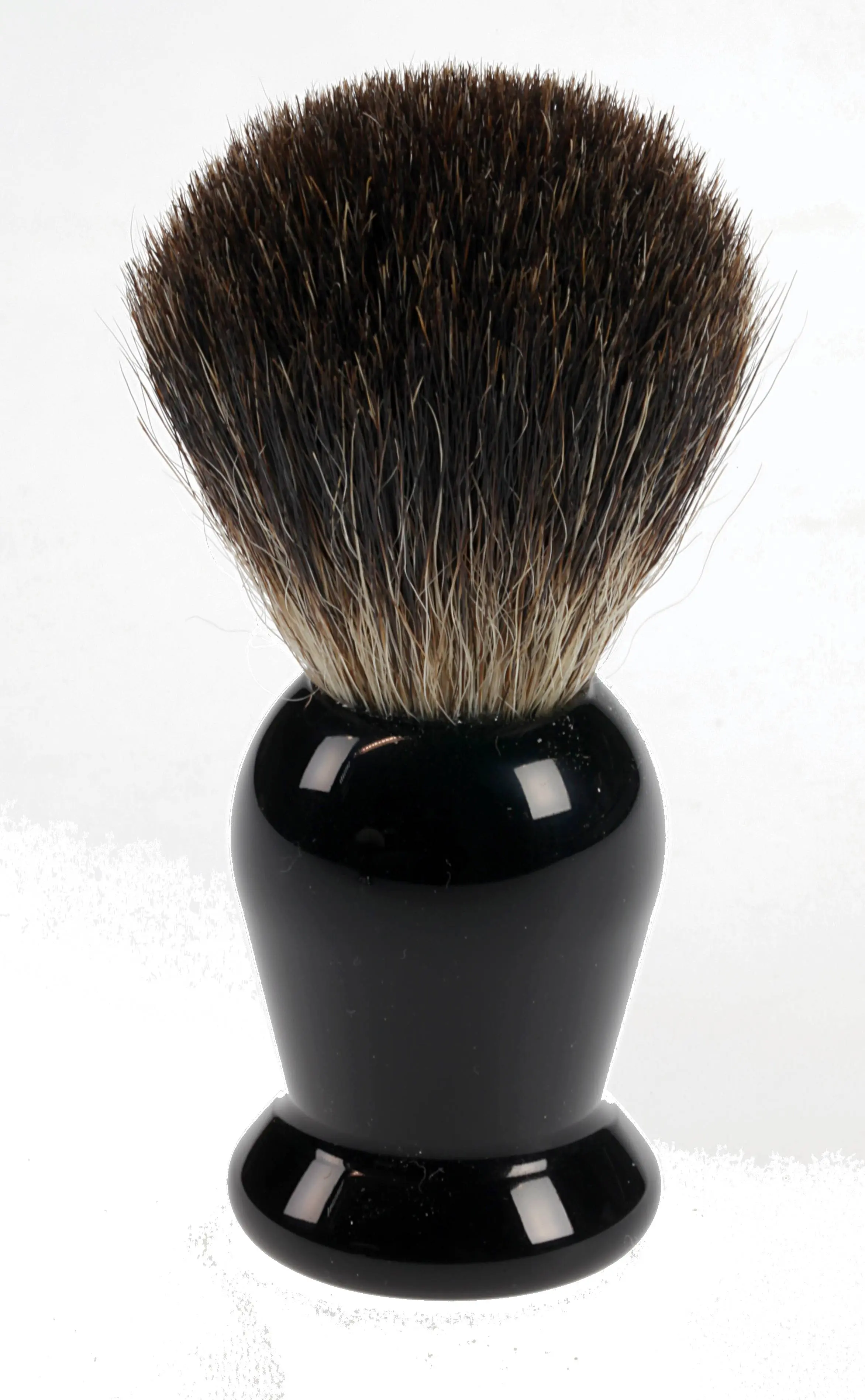 Shaving brush, genuine badger, black handle Shaving brush, genuine badger, black handle