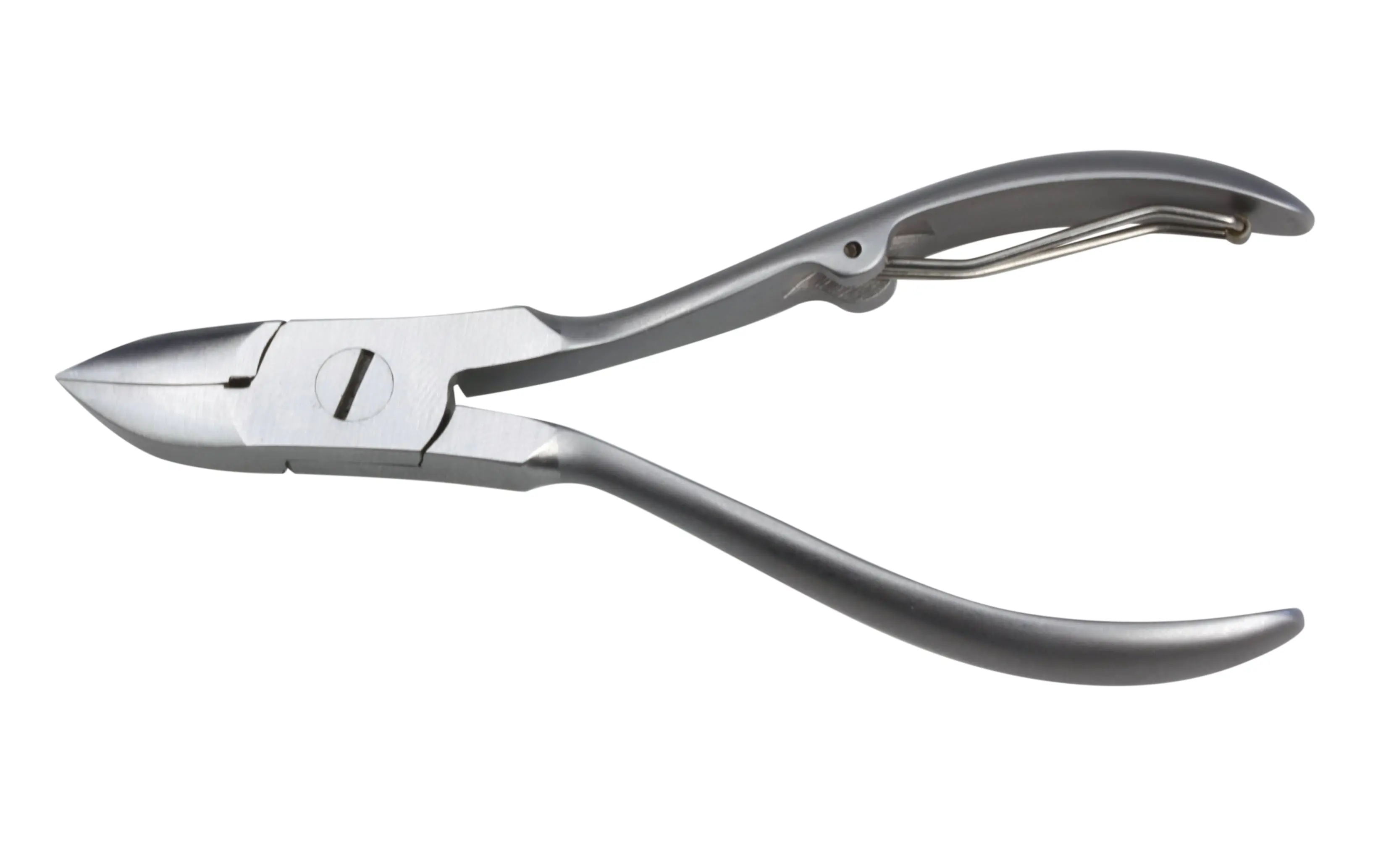 Nagelzange, 110 mm, Umleg-Drahtfeder, rostfrei-edelmattiert Nagelzange, 110 mm, Umleg-Drahtfeder, rostfrei-edelmattiert