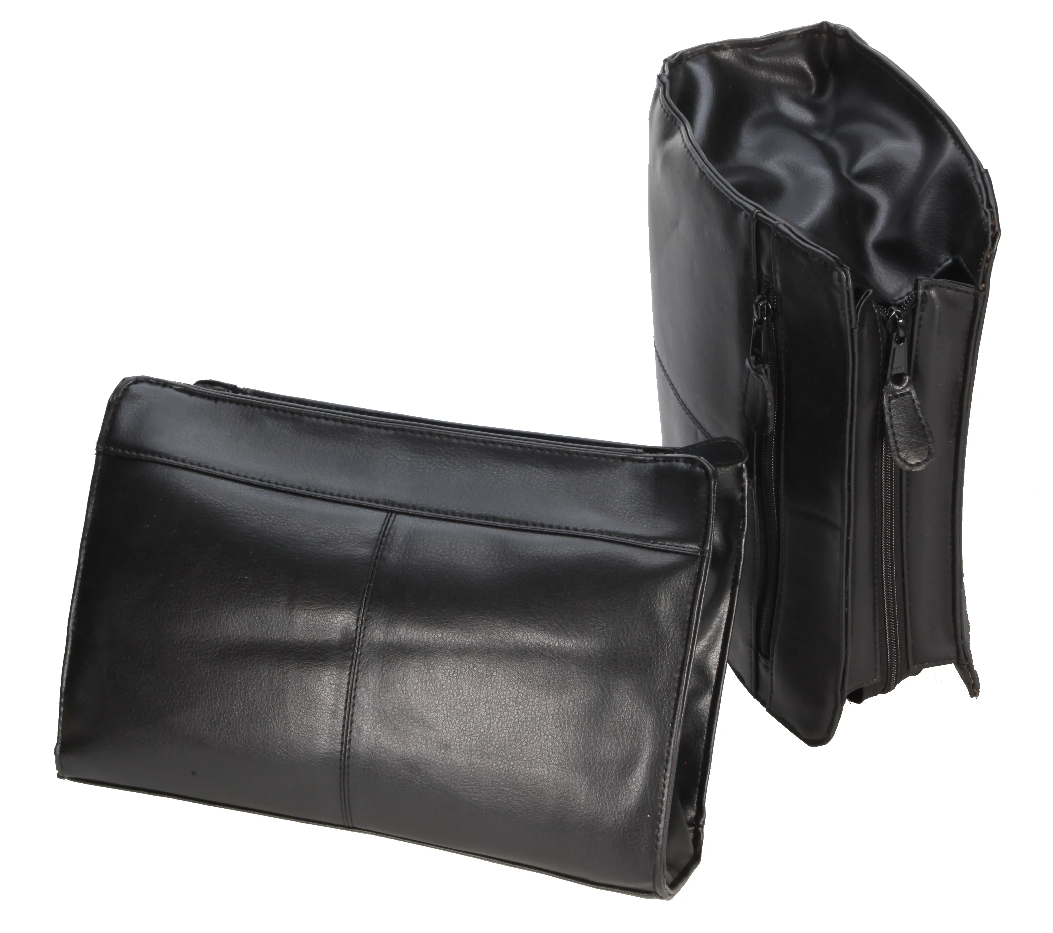 toiletry bag, nappa sheep-leather, black