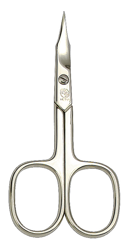 Nagelschere, 90 mm, Turmspitze, gebogen, rostfrei-glanzpoliert Nagelschere, 90 mm, Turmspitze, gebogen, rostfrei-glanzpoliert