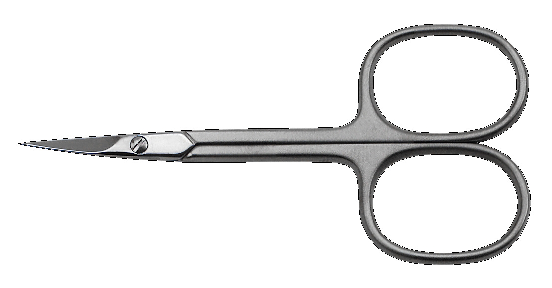 Hautschere,  gebogen, 90 mm, ROSTFREI
