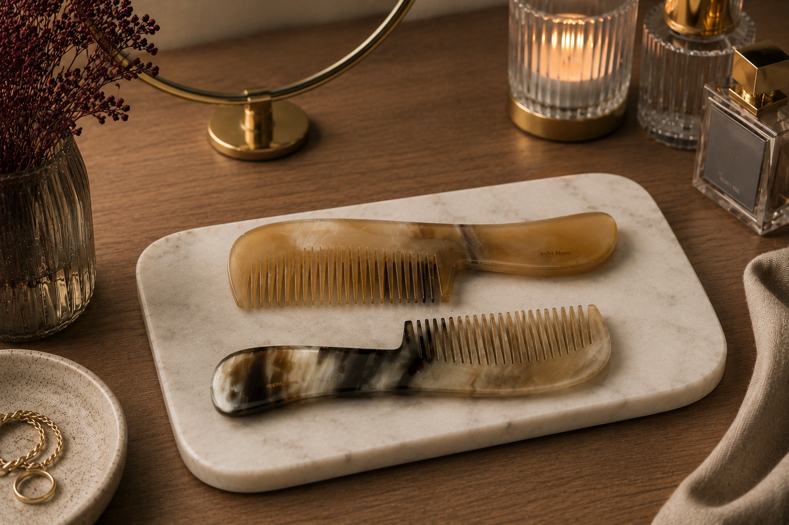 The Art of Horn Combs: Why Genuine Horn Outshines Plastic