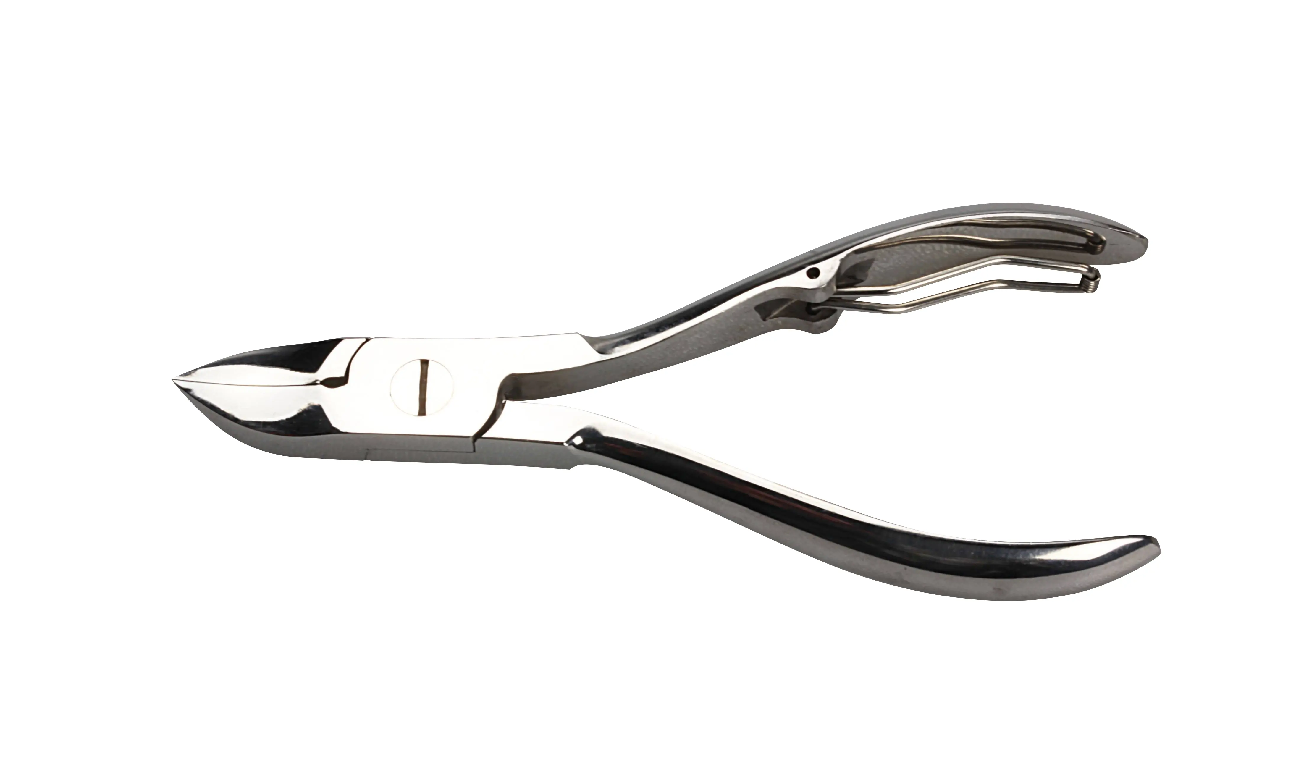 Nagelzange, 110 mm, Umleg-Drahtfeder, rostfrei-glanzpoliert Nagelzange, 110 mm, Umleg-Drahtfeder, rostfrei-glanzpoliert