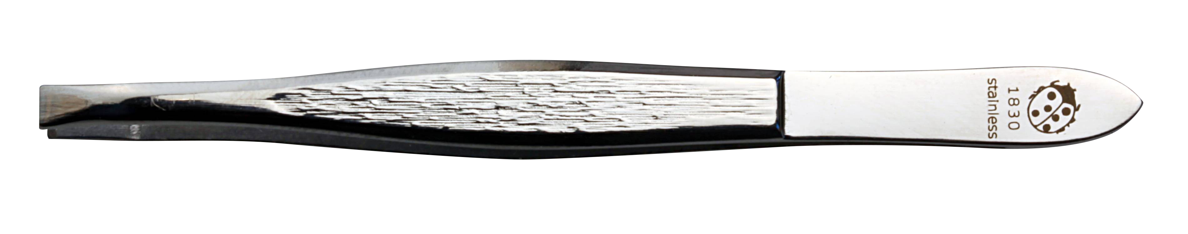 Pinzette, 80 mm, gekröpft, rostfrei-edelmattiert Pinzette, 80 mm, gekröpft, rostfrei-edelmattiert