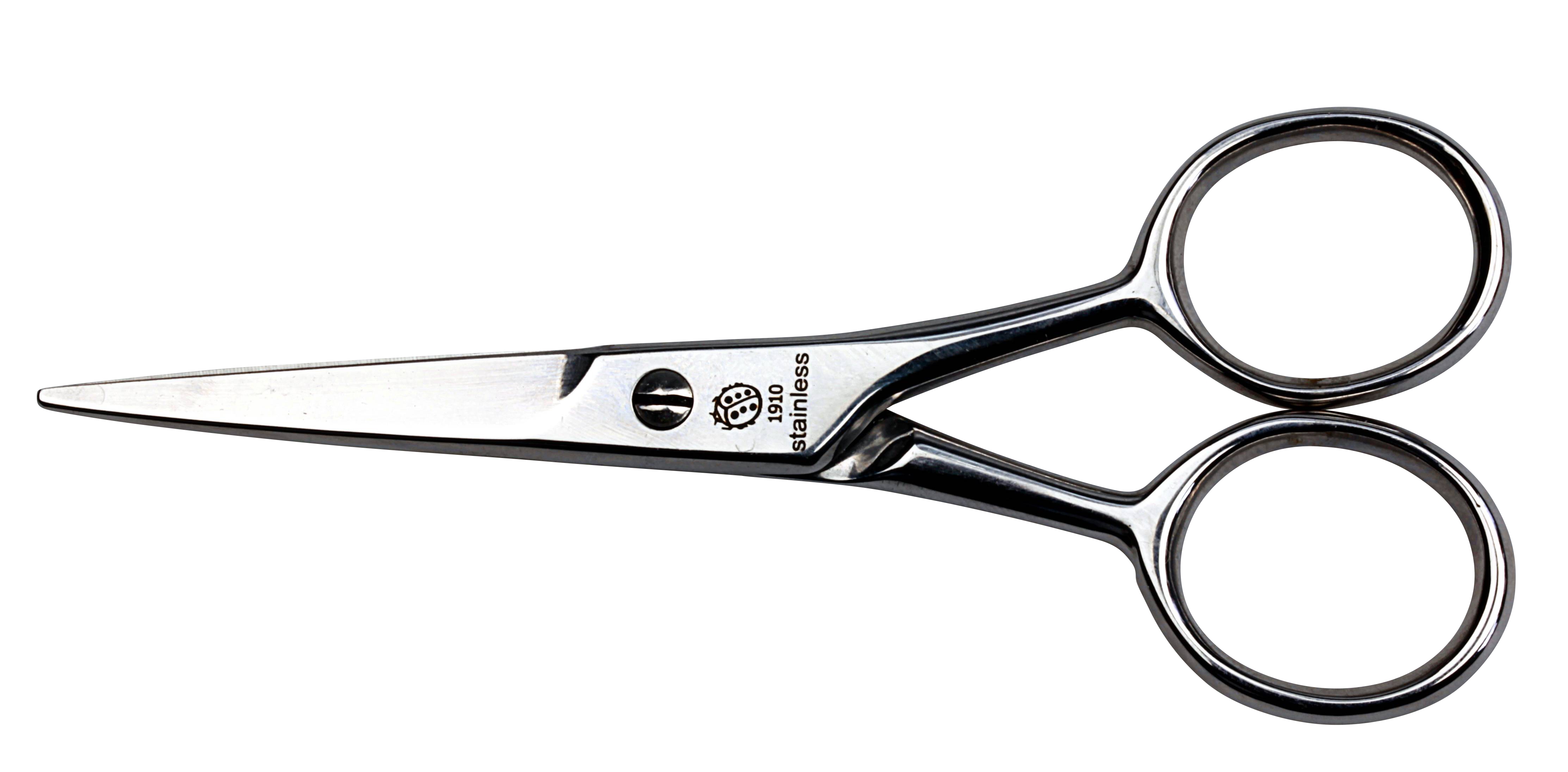 Bartschere, 120 mm, gerade, microgezahnt, rostfrei-glanzpoliert Bartschere, 120 mm, gerade, microgezahnt, rostfrei-glanzpoliert