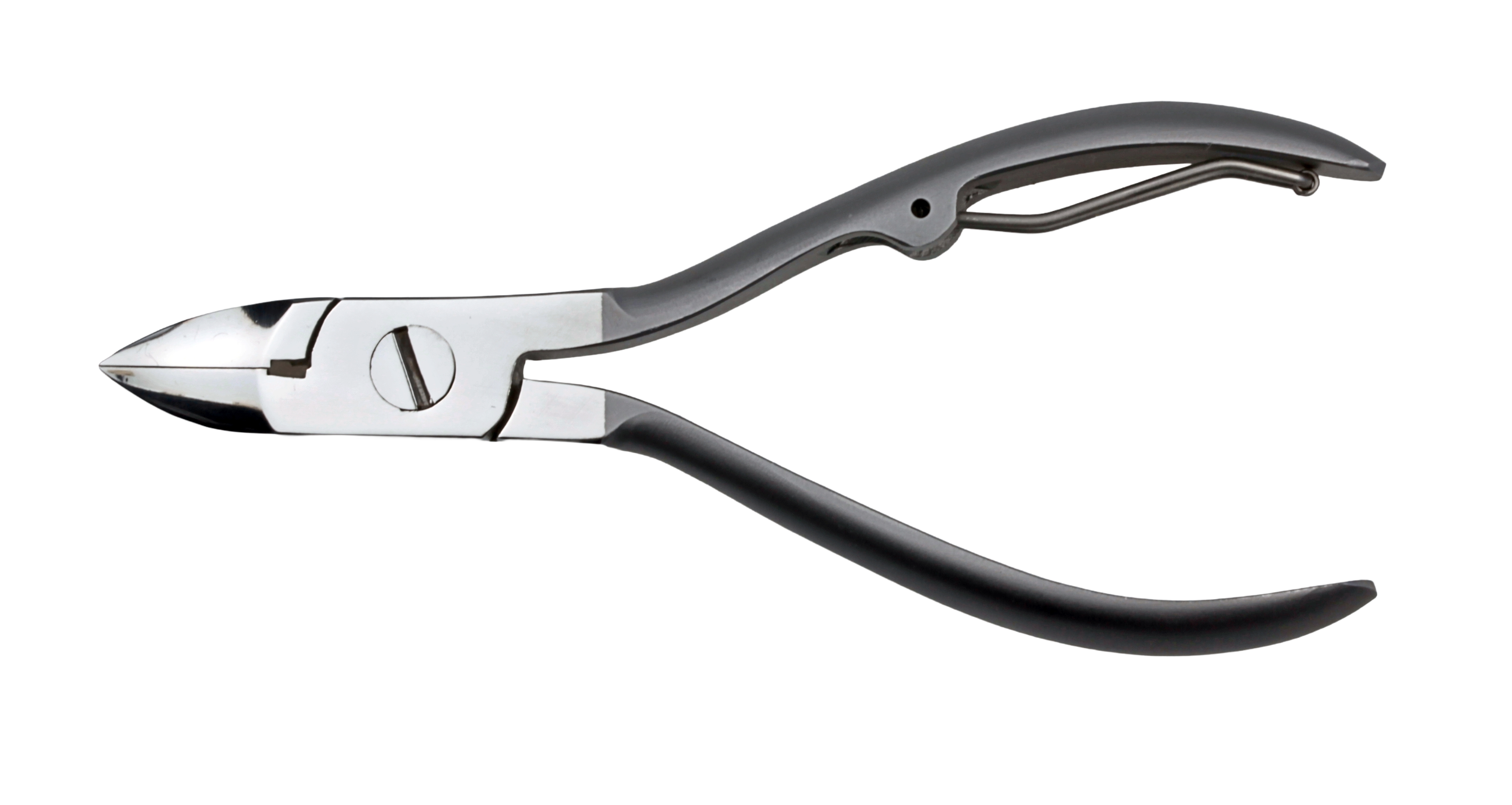 nail nipper, 110 mm, wire spring, stainless steel, matte finish