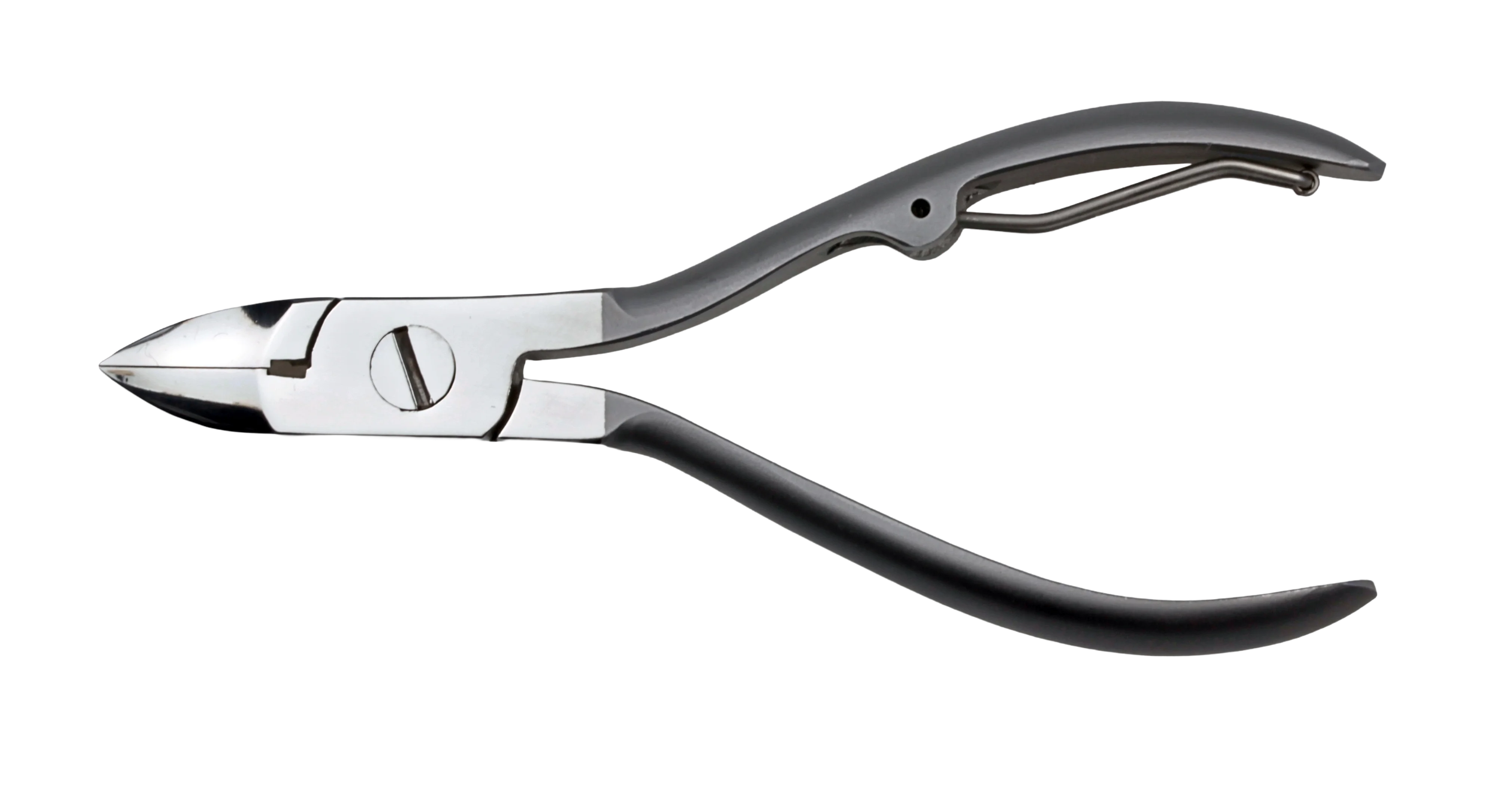 nail nipper, 110 mm, wire spring, stainless steel, matte finish